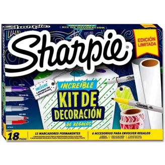 Sharpie Kit Decoración de Regalos - 18 Piezas