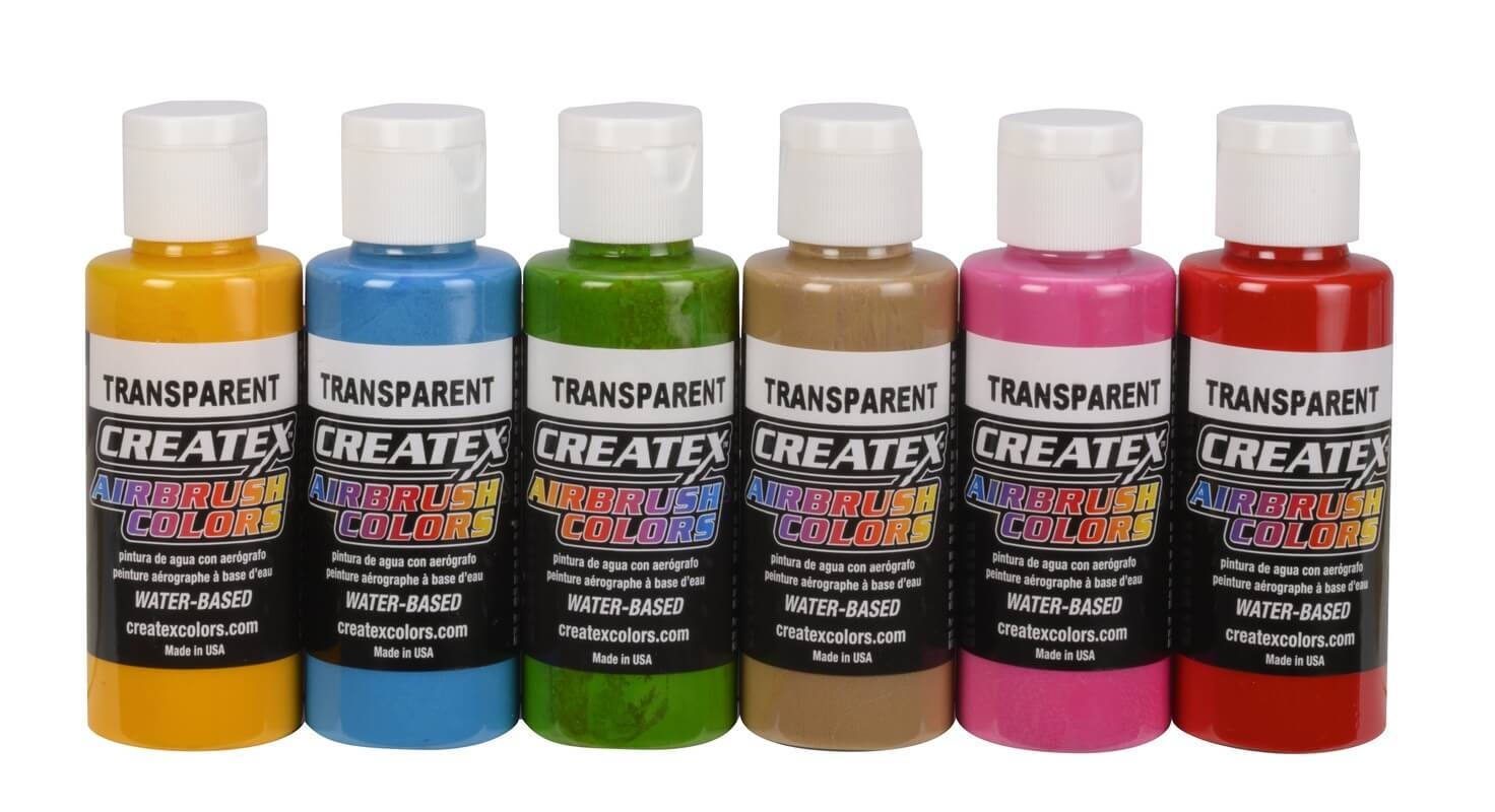 Createx Colors 5810-00 AirBrush - Tropical 60 ml (Set de 6 Colores) -  Aerografía & Accesorios